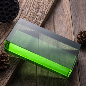 LZX dekorasi bentuk persegi panjang kaca padat blok bata hijau Polandia diskon besar untuk luar ruangan ruang tamu kamar mandi Entry Gym - Product Image 1