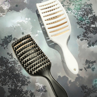 Gmagic Brosse à cheveux portable à usage domestique Outil de massage en nylon résistant à la chaleur pour un séchage plus rapide en plastique