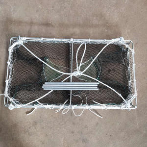 Piège de pêche commercial OEM d'usine Piège à crabe King pliable Processus de soudage Piège à crabe - Product Image 6