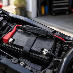 重型 SAE 转 SAE 延长线 10AWG 12V 24V 快速断开插头 太阳能电池板电池充电器 适用于摩托车房车 - Product Image 4