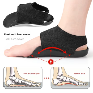 Nuove Solette Ortopediche con Velcro per Donne, Supporto per Gambe a X e Pronazione Eccessiva, Mezze Solette Indossabili <span class=keywords><strong>in</strong></span> TPE - Product Image 3