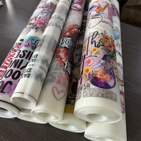 Autocollants de transfert thermique DTF personnalisés pour filles, motifs de dessins animés, impression sérigraphique au plastisol, logo personnalisé pour T-shirts, presse à chaud