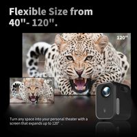 Dropshipping Wupro G1/G2 Mini Projecteur Intelligent Google TV 320 Lumens ISO 1920*1080p Full HD Gaming HDR10+ Projecteur LCD Portable
