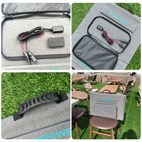 Panneau solaire pliable pare-soleil de pare-brise de voiture 300w 24v Premium 400w Panneau solaire pliable avec support en métal