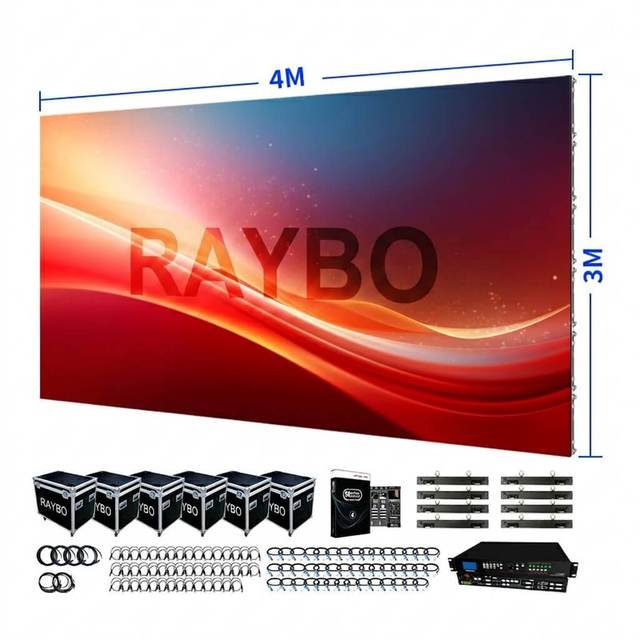 RAYBO Indoor P2.9 Event-Specific LED Display 500x500 Front-Maintenance LED Video Wall for Indoor Music Festival Backdrops