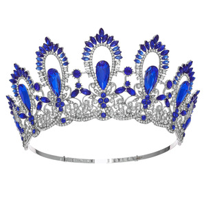 Couronne de championne de concours de beauté mondial, diadème réglable pour mariée, spectacle scénique, défilé, grande couronne de défilé - Product Image 6