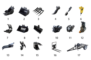 Ricambi <span class=keywords><strong>Benna</strong></span> <span class=keywords><strong>Rastrello</strong></span> per Miniescavatore da 0.8-10 Tonnellate - Product Image 6