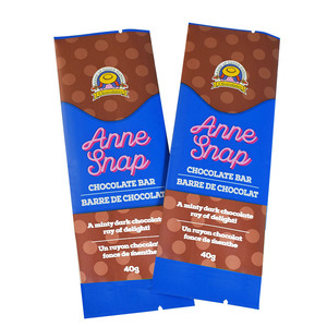 LT tùy chỉnh in bánh Bopp OPP CPP phim căng phồng thực phẩm nhôm lá bóng kết thúc thanh sô cô la bao bì trở lại con dấu Túi Gói - Product Image 1