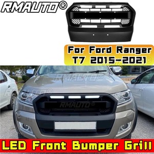 Parrilla Delantera LED para Coche, Parrilla de Carreras, Kit de Carrocería, Parrilla Delantera LED para Ford Ranger T7 2015-2021, Accesorios para Coche - Product Image 4