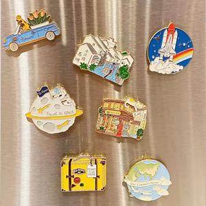 Imanes de Refrigerador de Metal con Logotipo Personalizado, Diseño de Dibujos Animados, Recuerdos de Viaje, Imanes de Refrigerador, Regalos Promocionales - Product Image 1