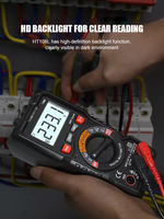 GSFIXTOP Multimeter Digital Layar Sentuh Layar Hd Warna Fungsi Pencahayaan Ncv Tes Kawat Hidup Netral Multimeter