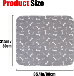 Tapis de sol imperméable IPX7 en tissu non tissé réutilisable et anti-fuite pour chiens, chats, cochons d'Inde – Coussin absorbant pour animaux de compagnie - Product Image 6