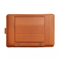 Pochette Portable en cuir pour ordinateur Portable, nouvelle sacoche avec fonction de support, sac à la mode 2022