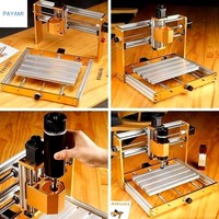 Système de routeur CNC 2-en-1 pour pierre 3018, machine de gravure laser CNC 5,5W 10W pour découpe et gravure de métaux