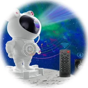 LIANGTE Astronauta personalizado Estrela LED Atmosfera Projetor de luz noturna Spaceman colorido para quarto