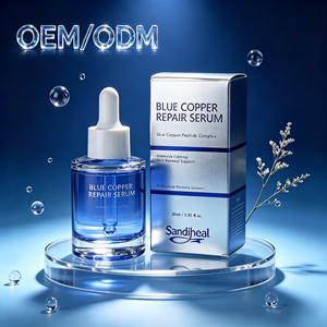 Sérum réparateur au cuivre bleu Sandiheal 30mL, complexe de peptides, sérum pour le visage, revitalisant cutané, OEM ODM - Product Image 5
