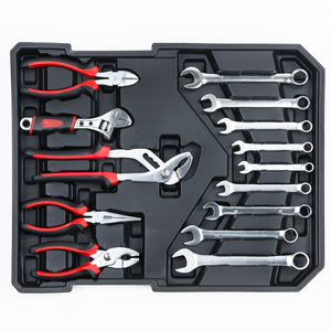 Boîte à outils professionnelle pour mécaniciens, Kit d'outils manuels professionnels pour réparation de voitures ménagères prises manuels - Product Image 6