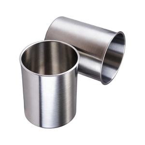 अनुकूलित गहरी ड्राइंग मुद्रांकन पॉलिश राउंड बीकर 304 स्टेनलेस स्टील कप बिना हैंडल स्टेम के - Product Image 2