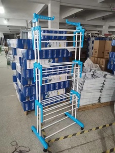 KHÁCH SẠN cấp có thể gập lại sắt đôi khăn Giá nhiều lớp hộ gia đình Sấy Giá có thể điều chỉnh mở rộng thiết kế cho căn hộ sử dụng - Product Image 6