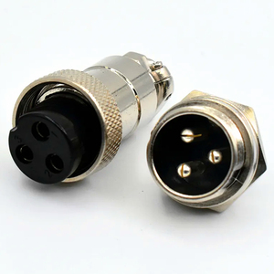 Gx16 Vòng nam nữ Power Adapter Jack M16 kim loại cắm + ổ cắm AC hoặc DC kết nối không thấm nước 2 3 4 5 6 7 8 9 10 pins - Product Image 2