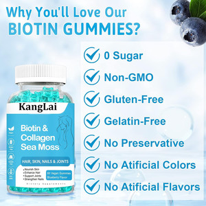 <span class=keywords><strong>Vitamin</strong></span> Label pribadi kualitas tinggi membangun otot kuat tulang bersama Biotin Gummies - Product Image 5