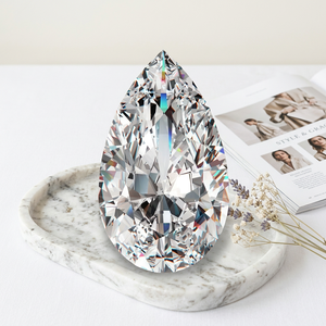 AURALUXURIA F Couleur VS2 Diamant de laboratoire en forme de poire Modèle LG28 Certifié IGI en vrac pour la fabrication de bijoux Vente en gros - Product Image 4