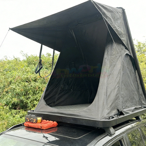 Tente de toit pour camping en voiture avec échelle, structure à ouverture complète, plaque en aluminium, alliage de titane, deux chambres, robuste, Tenda Da Tetto - Product Image 6