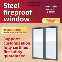 Ventana Corredera de Acero Inoxidable Personalizada de Fábrica, Resistente al Fuego, Aislamiento Térmico, Resistente a Explosiones, para Edificios Comerciales, OEM, ODM, Personalizada