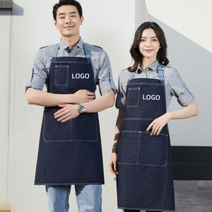 Cổ điển phổ chống bẩn vải Tạp dề cho hộ gia đình nhà bếp không thấm nước tạp dề tùy biến tạp dề - Product Image 1