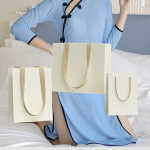 Sacchetti di Carta Kraft Personalizzati all'Ingrosso, Nuovo Design <span class=keywords><strong>con</strong></span> <span class=keywords><strong>Nome</strong></span> del Marchio, Riciclabili ed Ecologici, Prodotti in Cina <span class=keywords><strong>con</strong></span> il Tuo Logo - Product Image 1