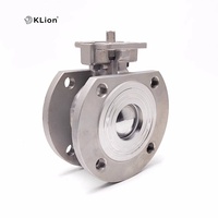 Válvula de Bola KLION Rts de Acero Inoxidable 316, Resistente a Ácidos, Certificada ISO CE, Industrial, Ajustable, de Alta Presión, Sin Retención, con Brida
