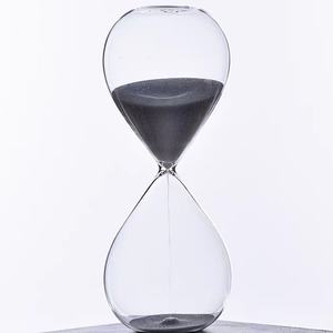 卸売砂時計茶砂タイマー手吹きガラス砂時計5分子供砂時計卓上家の装飾 - Product Image 4