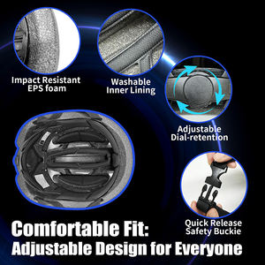 2025 NUEVO LA Black <span class=keywords><strong>Mtb</strong></span> off Road Dirt Cycling Riding Light Smart LED <span class=keywords><strong>Casco</strong></span> Downhill Bike <span class=keywords><strong>Casco</strong></span> para <span class=keywords><strong>hombre</strong></span> Mountain Bike - Product Image 6