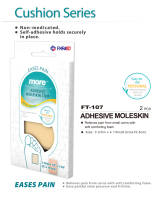Rouleau de pansements adhésifs personnalisés Moleskin pour soins des pieds, modèle FT-107, pour la prévention des ampoules