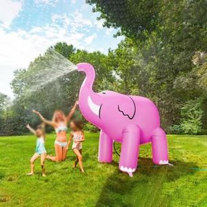 Mùa hè hồ bơi đồ chơi trẻ em ngoài trời chơi nước vui vẻ sprinkling Inflatable màu hồng động vật elefant - Product Image 3