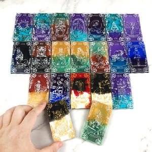 ชุดไพ่ทาโรต์ขายดีที่สุดในช่วงต้น,แม่พิมพ์ซิลิโคน DIY กระจกเครื่องประดับจี้เรซินหล่อขึ้นรูป - Product Image 5