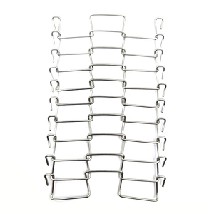 304 316 316L Paslanmaz Çelik Konveyör Bandı Kızarmış Tel Örgü Konveyör Düz Çikolata Esnek Konveyör Bandı - Product Image 2
