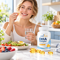 Gélules de DHA à marque privée, supplément d'huile de poisson Oméga-3, fabricant OEM, formule personnalisée pour la nutrition quotidienne, approvisionnement en vrac