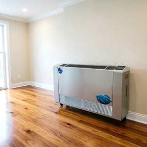 Système CVC hydronique vertical apparent à moteur sans balais économe en énergie pour chauffage et refroidissement d'hôtels et villas – Unité de ventilo-convecteur mince haute efficacité - Product Image 4