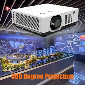 Outdoor Professional 3LCD suporte 3D Cinema Full HD 7000 lumens laser 4k hd projetor para Mapeamento do Edifício do Grande Local