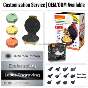 Macchina Elettrica Aifa per Waffle e Ciambelle a Doppia Faccia, Mini Macchina per Colazione, Piastra Singola per Waffle a Ciotola - Product Image 6