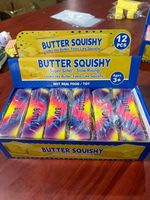 Jouet Squishy en PU non toxique à rebond lent, Mochi Squishies colorés effet peinture à l'huile certifiés CE pour la vente en gros