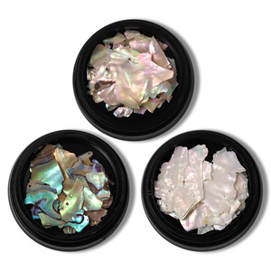 15g White <b>Abalone</b> <b>Shell</b> Nail Fragments Freshwater <b>Shell</b> Slices Mixed Jewelry Decoration Private Label - Product Image 4