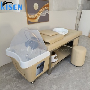 KISEN Offre Spéciale Lit de Lavage de Cheveux de Luxe avec Bol et Massage Thaïlandais pour Salon de Coiffure et Barbier - Product Image 5