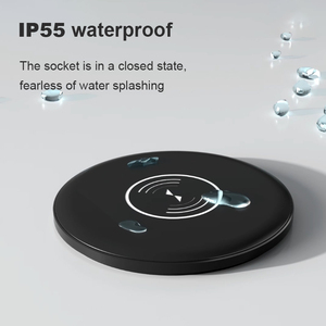 Interruptor <span class=keywords><strong>USB</strong></span> Motorizado para Encimera de Cocina, Enchufe Emergente Oculto, 4 Tomas de Corriente de CA de Aluminio, Compatible con Estándar de Enchufe CN y EE. UU. para Hospitales - Product Image 4