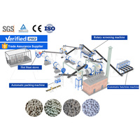 Ligne de granulation d'engrais chimiques composés NPK, usine de granulés entièrement automatique, haute efficacité, faible consommation d'énergie, certifiée CE ISO