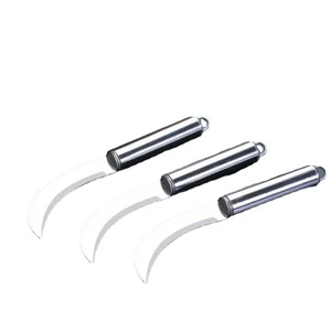 Stainless Steel Curved Knife Pineapple Knife Fruit Vegetable Cutting Tool Handheld Multi Purpose Kitchen Knife - Product Image 3