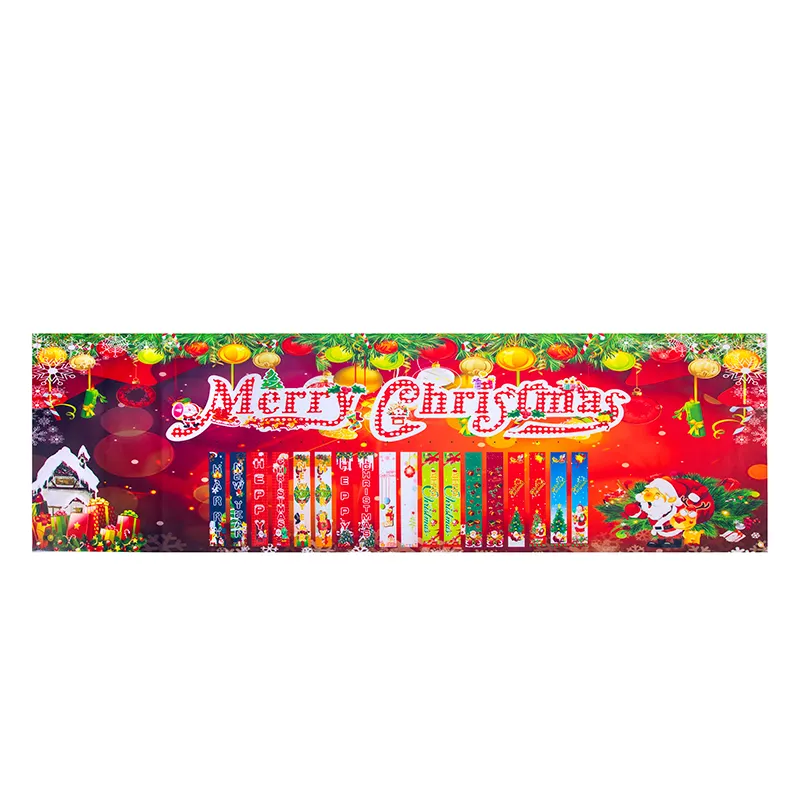 Factory Custom Decoration Merry Christmas Banner Halloween Easter Party Festival Outdoor Poster Banner
