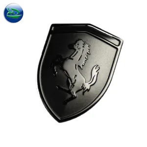 Etiquetas de Metal impermeables para coche, fabricante de placa de identificación con logotipo personalizado, 3d Abs, <span class=keywords><strong>precio</strong></span> de fábrica - Product Image 1