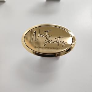 Customized Vintage Zinc Alloy Perfume <b>Bottle</b> Luxury Brand Metal Label for Premium Packaging - Product Image 6